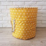 Кошик для іграшок  "Жовті зірки" KatyPuf