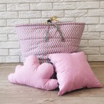 Кошик для іграшок "Зигзаг рожевый" KatyPuf