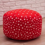   Пуф бавовна "Original Червоні зірки" KatyPuf