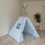 Вігвам "Блакитний із зірками"+ система антискладання  KatyPuf