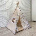  Вігвам "Бежеві звірята" + система антискладання KatyPuf 