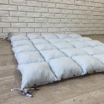 Об'ємний килимок для вігвама блакитний