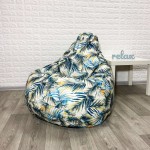  Крісло-груша велюр "Вali blue" KatyPuf