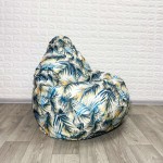  Крісло-груша велюр "Вali blue" KatyPuf