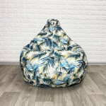  Крісло-груша велюр "Вali blue" KatyPuf