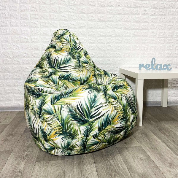  Крісло-груша велюр "Вali green" KatyPuf