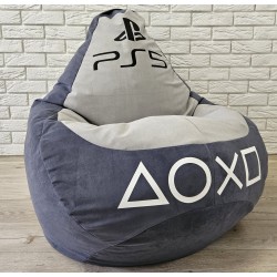 Крісло-груша велюр PlayStation  KatyPuf