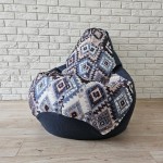  Крісло-груша рогожка "Каламата" KatyPuf
