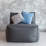  Модульне крісло рогожка сіре KatyPuf