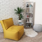  Модульне крісло рогожка жовте KatyPuf